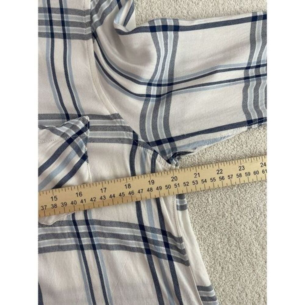 Woolrich Women's‎ Lightweight Plaid Shirt Size Large - Picture 4 of 5